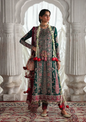 Hussain Rehar Morni bottle green formal ensemble