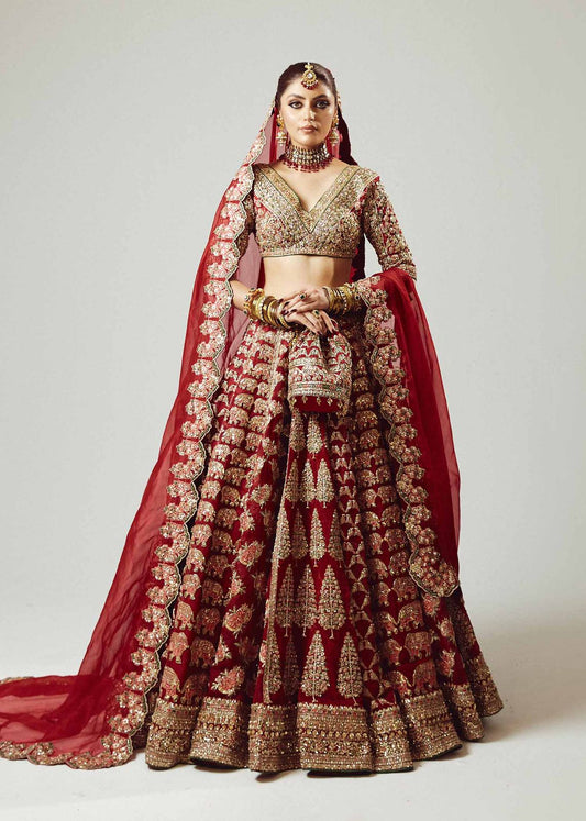 Hussain Rehar Raaqs bridal lehenga