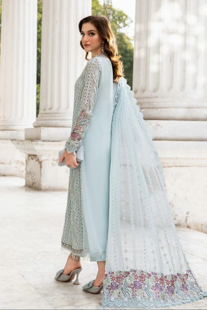 Pakistani formal suit with crystal and sequin embellishments