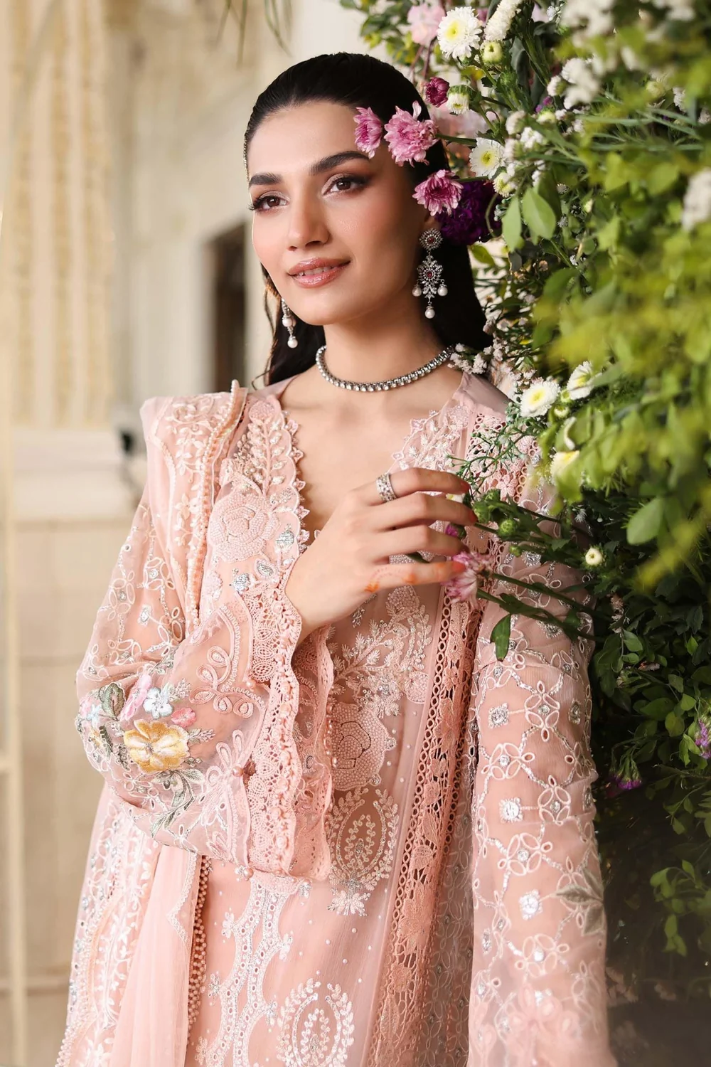 Maria.B Chiffons MPC-26-104 – Peach Pink