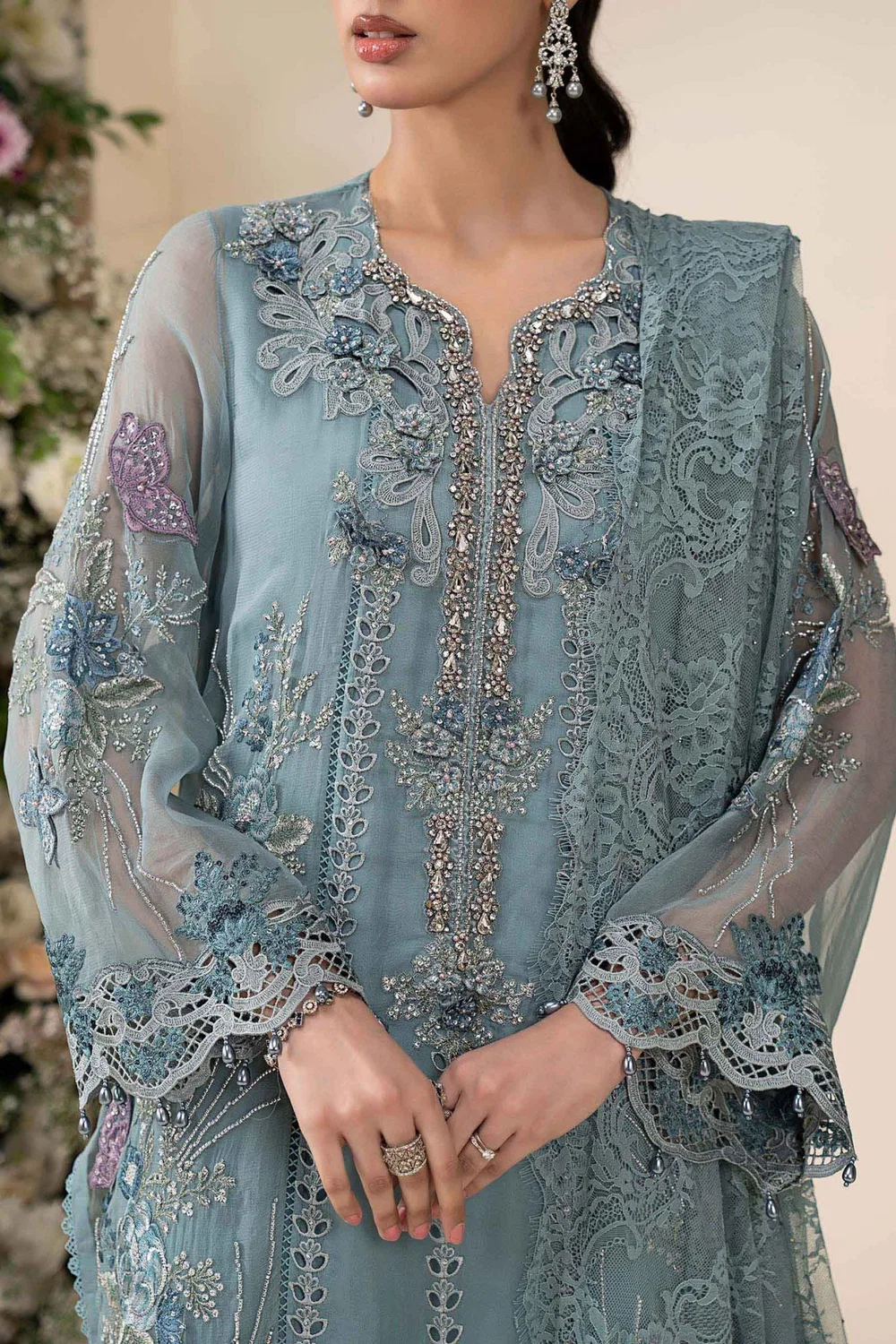 Maria.B Chiffons MPC-26-106 – Slate Blue
