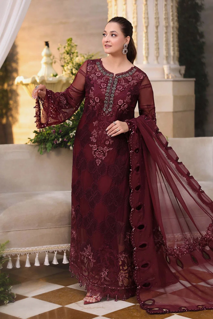 Maria.B Chiffons MPC-26-108 – Burgundy