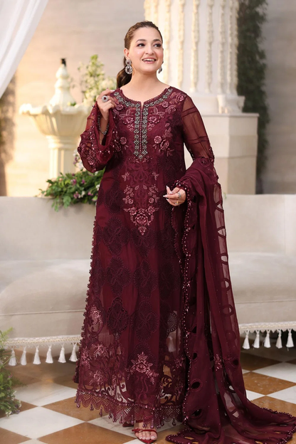 Maria.B Chiffons MPC-26-108 – Burgundy