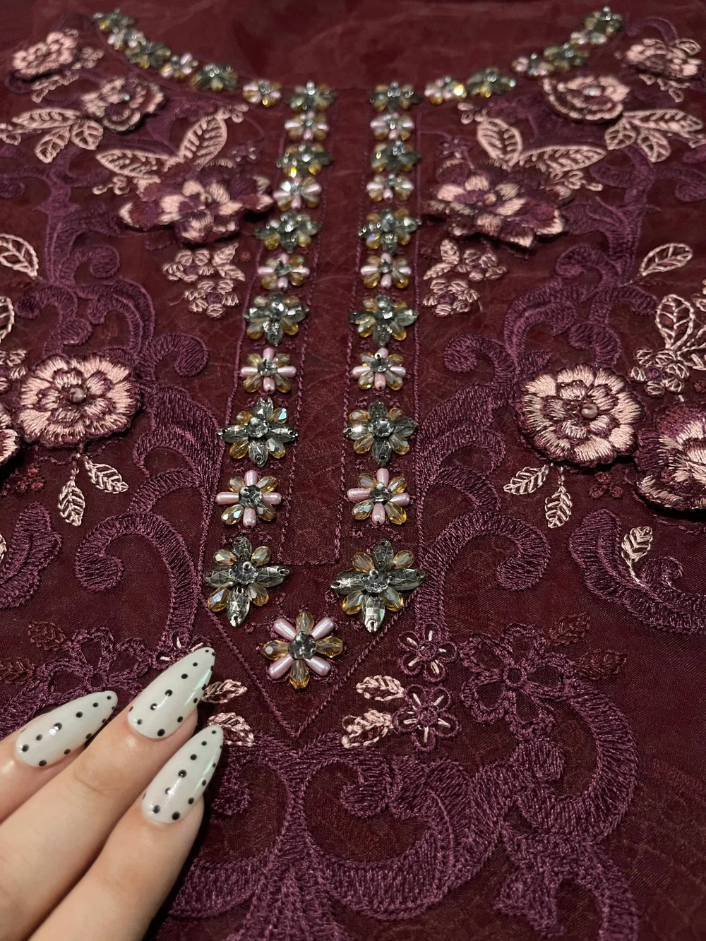 Maria.B Chiffons MPC-26-108 – Burgundy