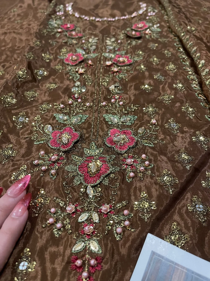Maria.B Soirée Collection D4 – Bronze & Maroon