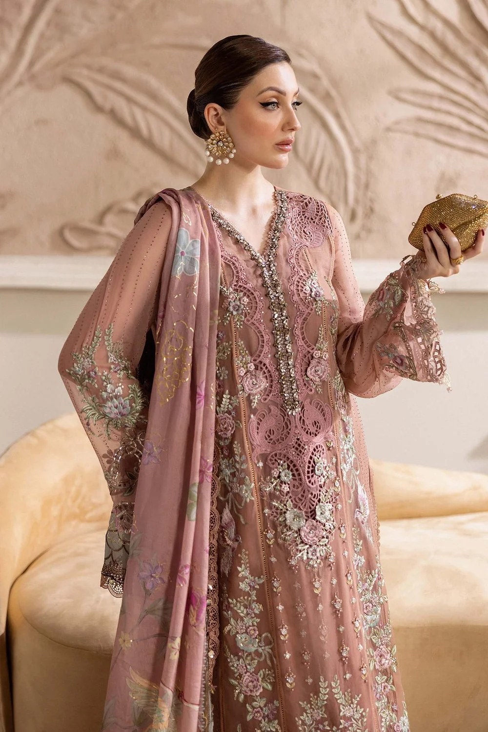 Maria.B Chiffons MPC-25-105 – Tea Pink