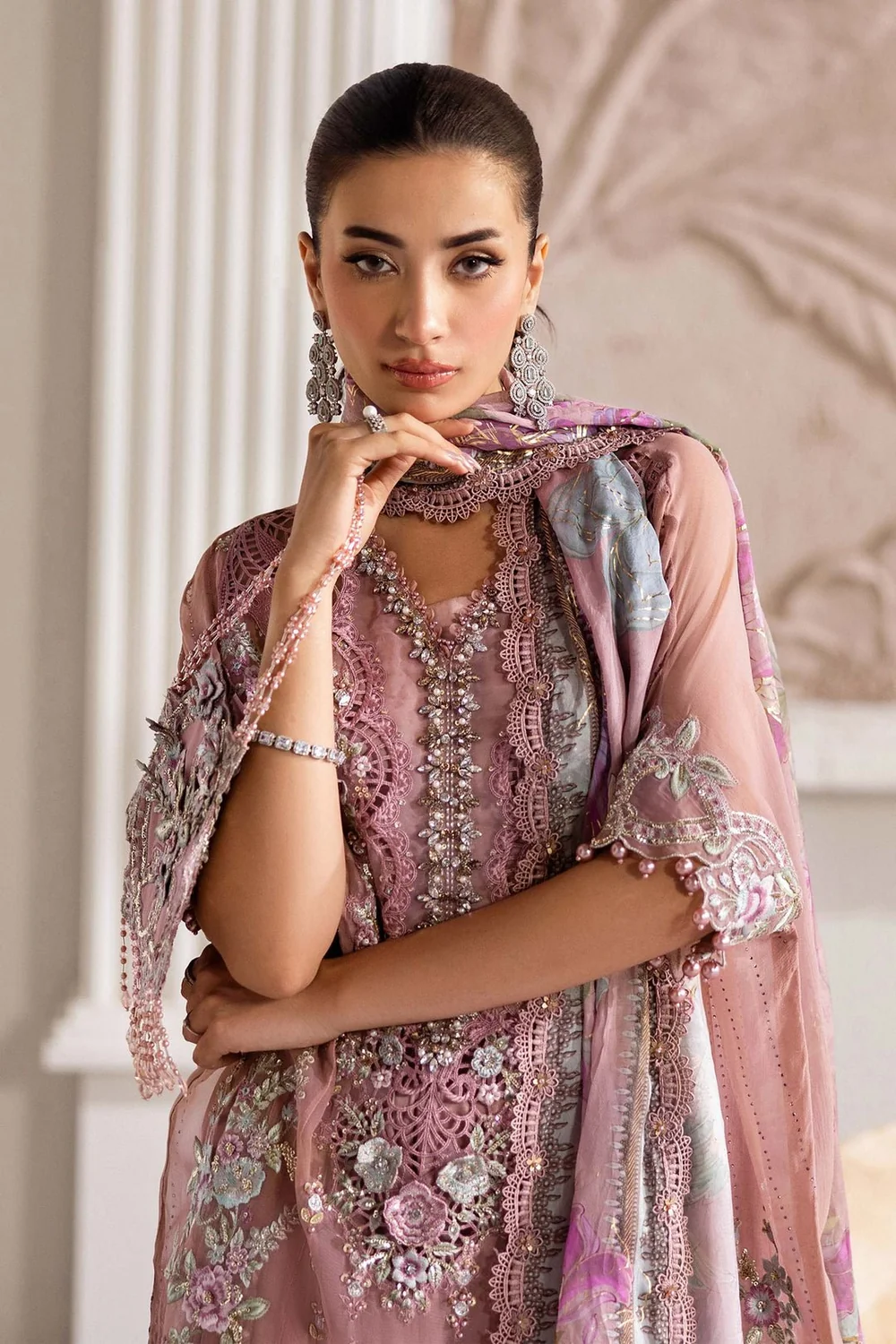 Maria.B Chiffons MPC-25-105 – Tea Pink
