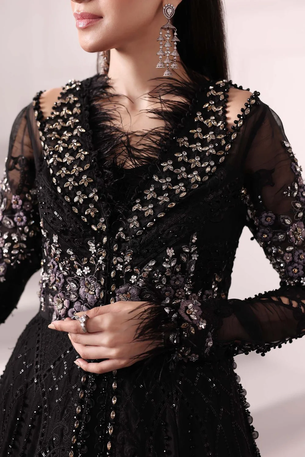 Maria.B Embroidered BD-3004 Black