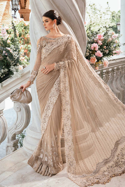 Maria.B – Mbroidered Saree BD-2801