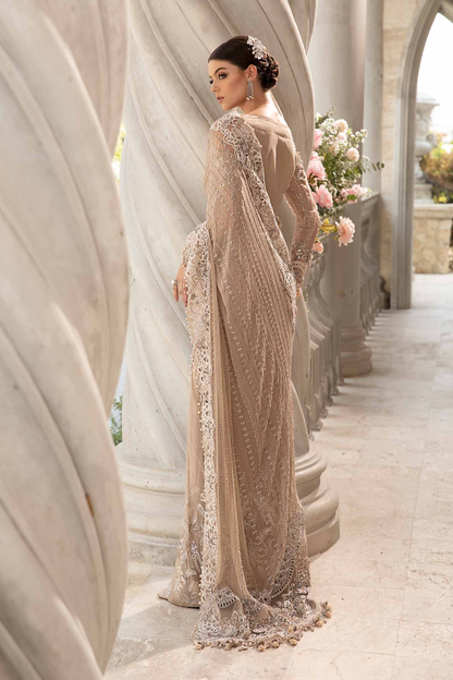 Maria.B – Mbroidered Saree BD-2801