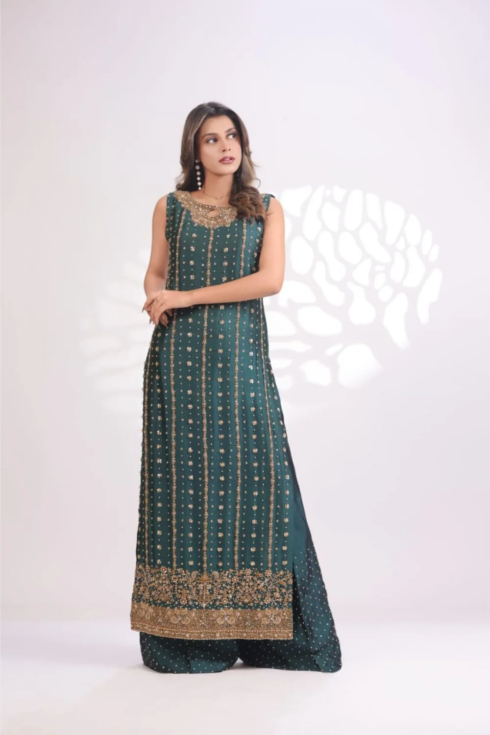 Usama Silk – Teal Luxe