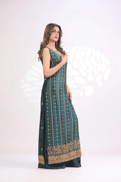 Usama Silk – Teal Luxe