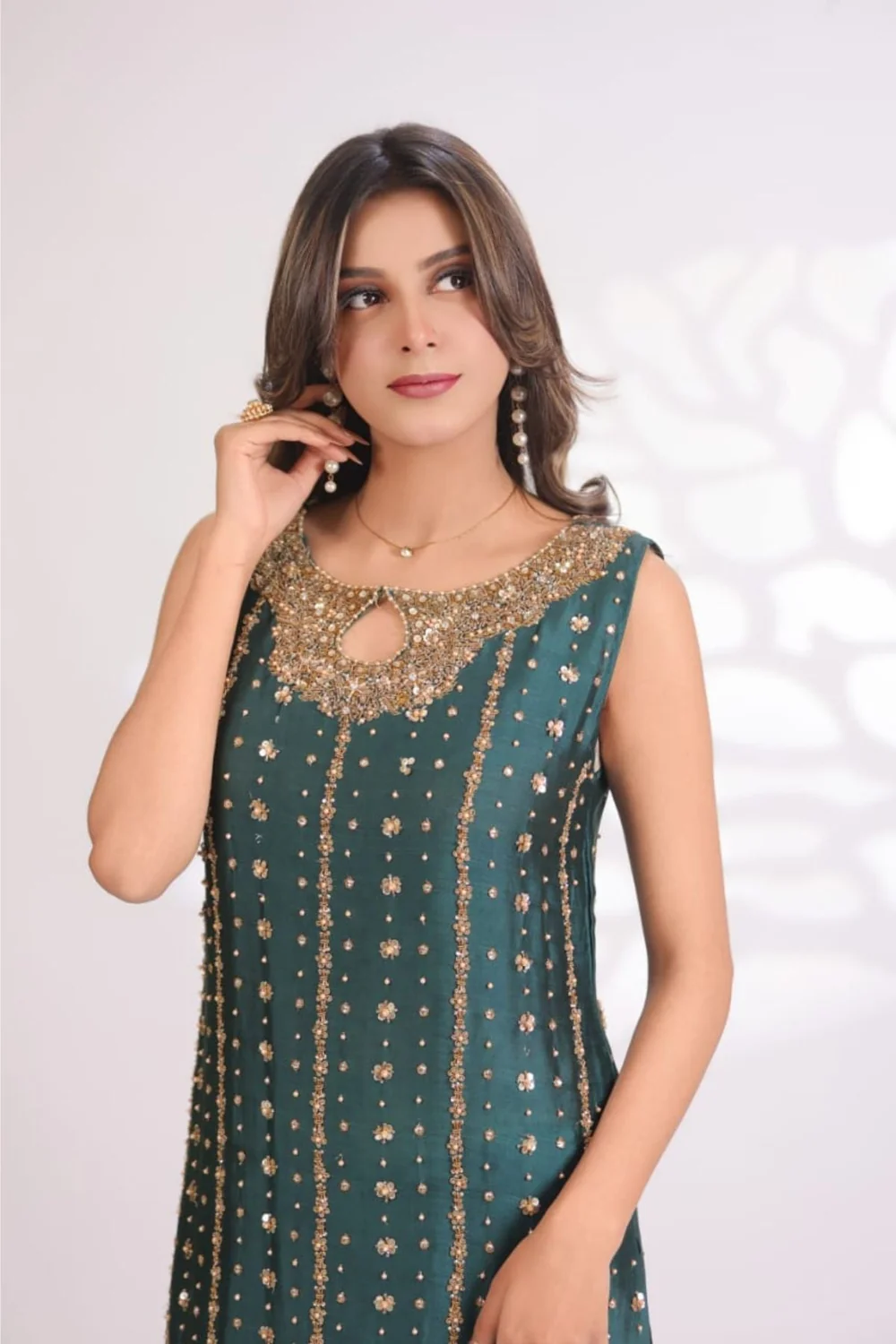 Usama Silk – Teal Luxe