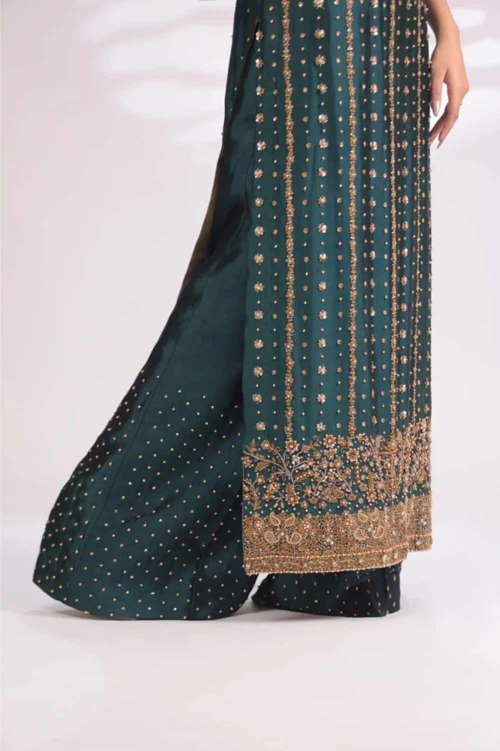 Usama Silk – Teal Luxe