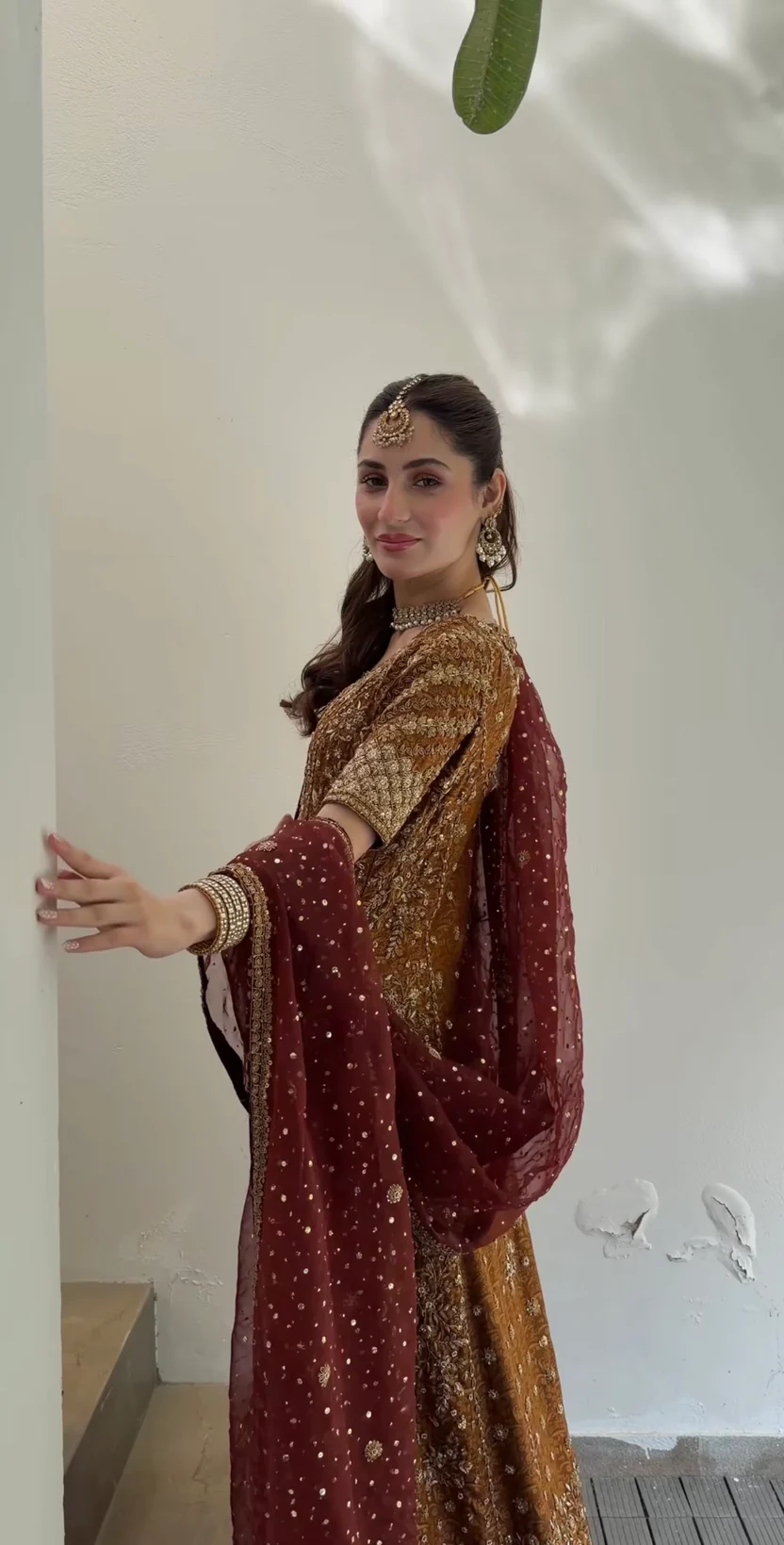 Zeeshan Danish – Rust & Burgundy