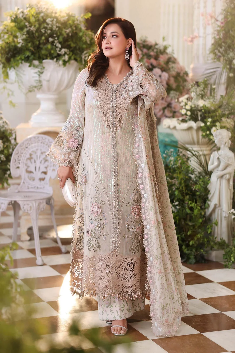 Maria.B inspired Pakistani formal outfit