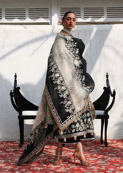 Pakistani designer lawn dress for Eid and festive wear