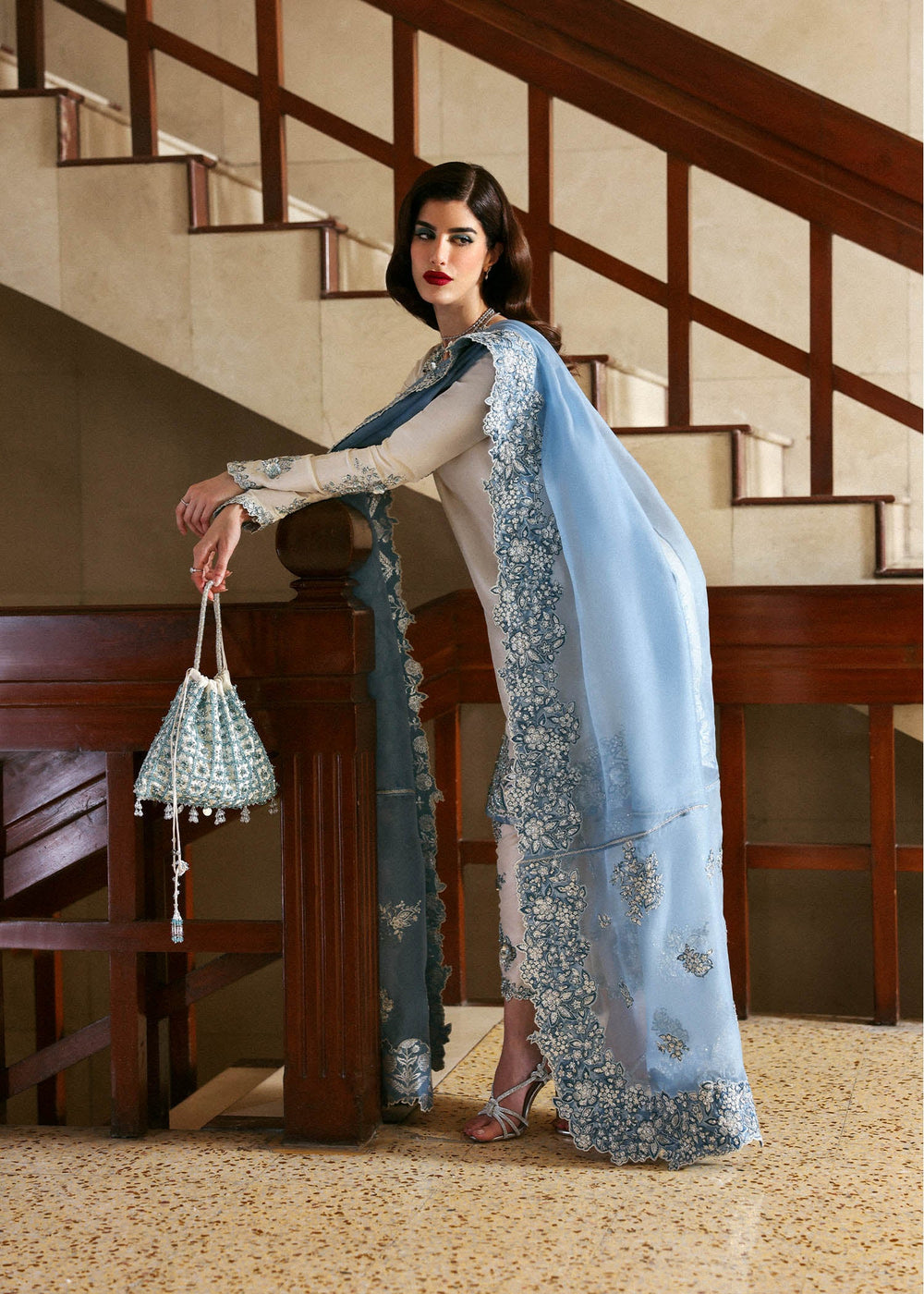 Pakistani engagement and wedding guest dress