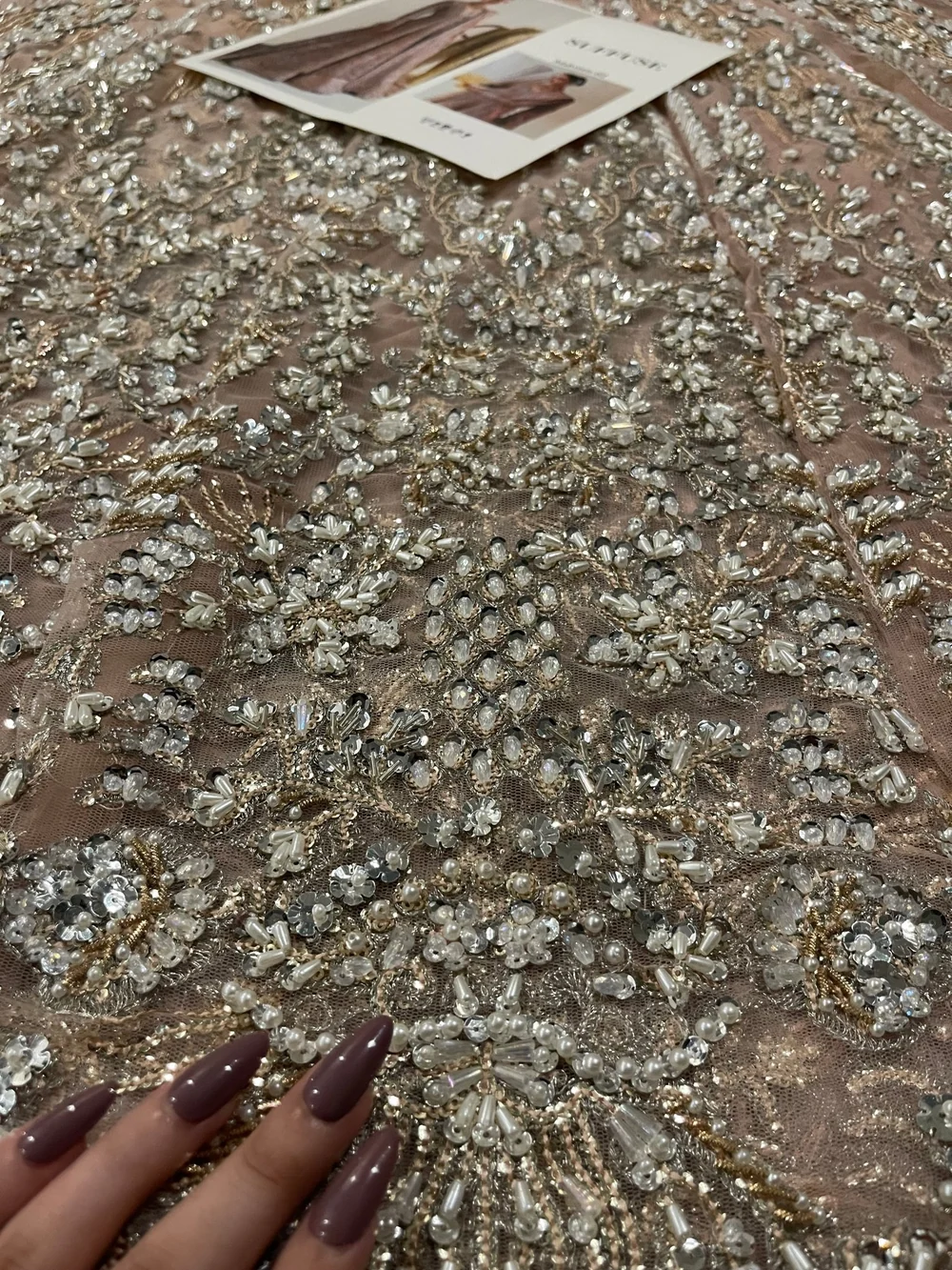 Mahveen Pakistani bridal wear with hand embroidery