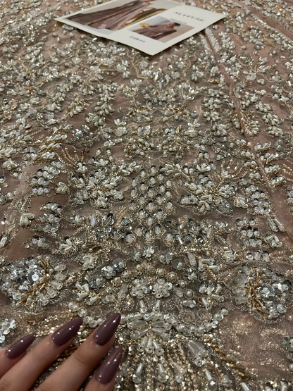 Mahveen Pakistani bridal wear with hand embroidery