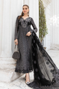 Maria.B Chiffons MPC-24-101 black embroidered suit