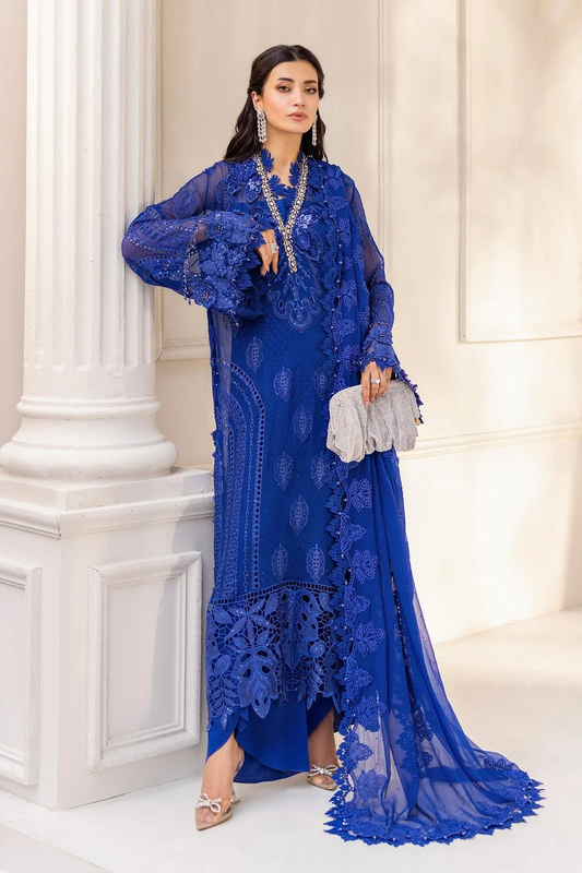 Maria.B Chiffons MPC-25-103 Cobalt Blue suit