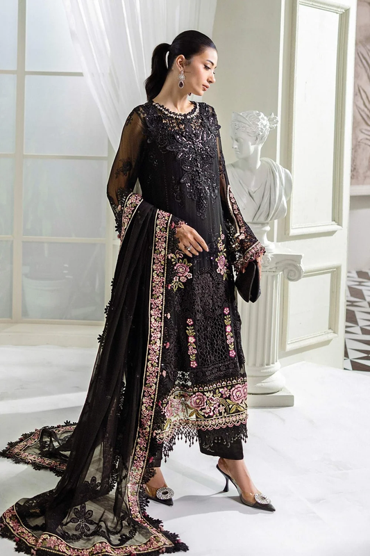 Maria.B Chiffons MPC-25-104 Black suit
