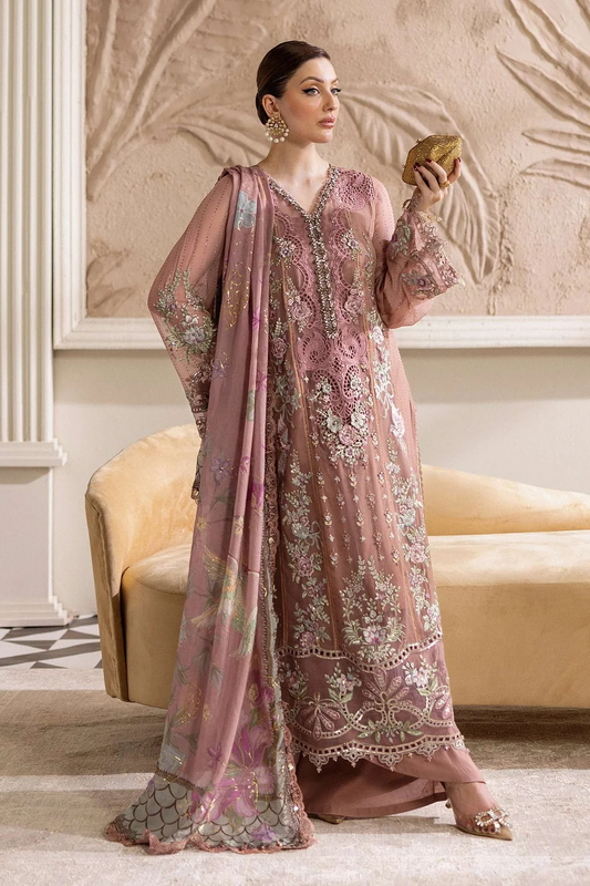 Maria.B Chiffons MPC-25-105 Tea Pink suit