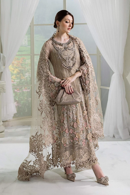 Maria.B Chiffons MPC-25-107 Beige suit