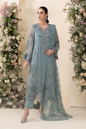 Maria.B Chiffons MPC-26-106 Slate Blue dress