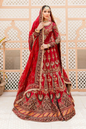 Maria.B Couture MC-907 red bridal lehenga