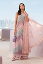 Maria.B D-2612-B pastel pink embroidered suit