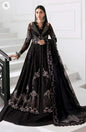 Maria.B Embroidered BD-3004 black formal dress