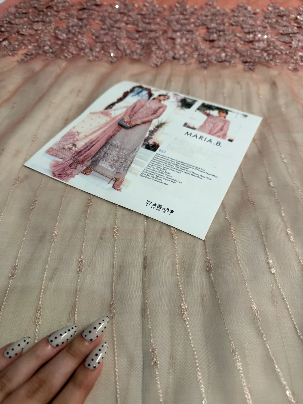 Luxury Pakistani chiffon formal dress with embroidered dupatta
