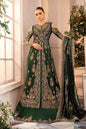 Maria.B Mbroidered BD-2904 emerald green embroidered suit