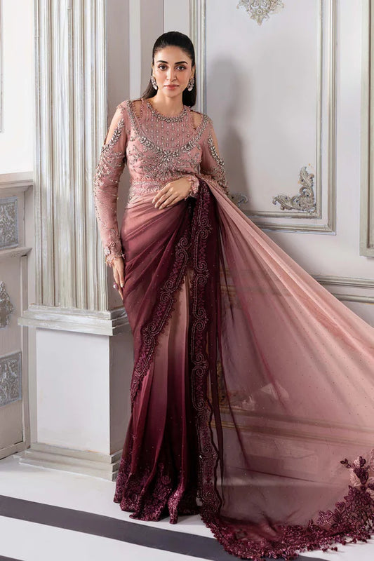 Maria.B Mbroidered BD-3001 saree