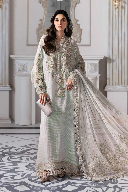 Maria.B Mbroidered BD-3005 inspired formal dress