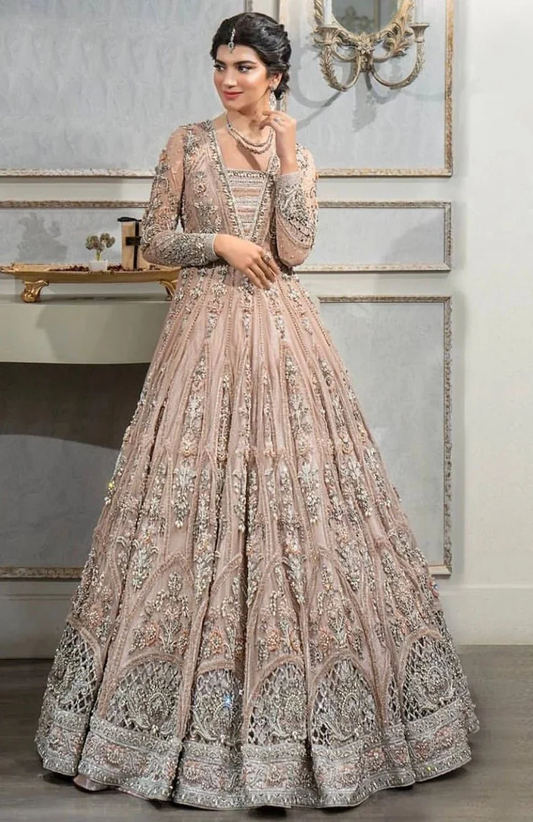 Maria.B Estelle EX142 blush pink embroidered outfit