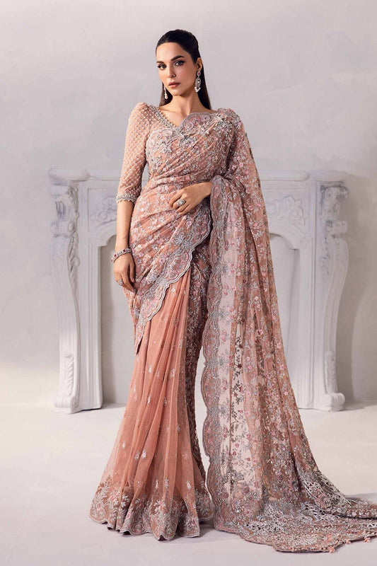 Maria.B Mbroidered Solana embroidered saree