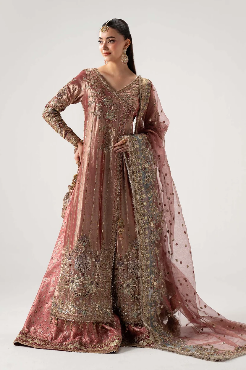 Maria.B Seliora with heavily embellished sleeves and embroidered hem