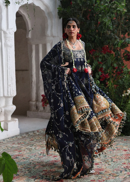 Hussain Rehar inspired Nain Tara embroidered formal dress