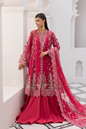 Mirha Imran Mehrisa shocking-pink kameez sharara set