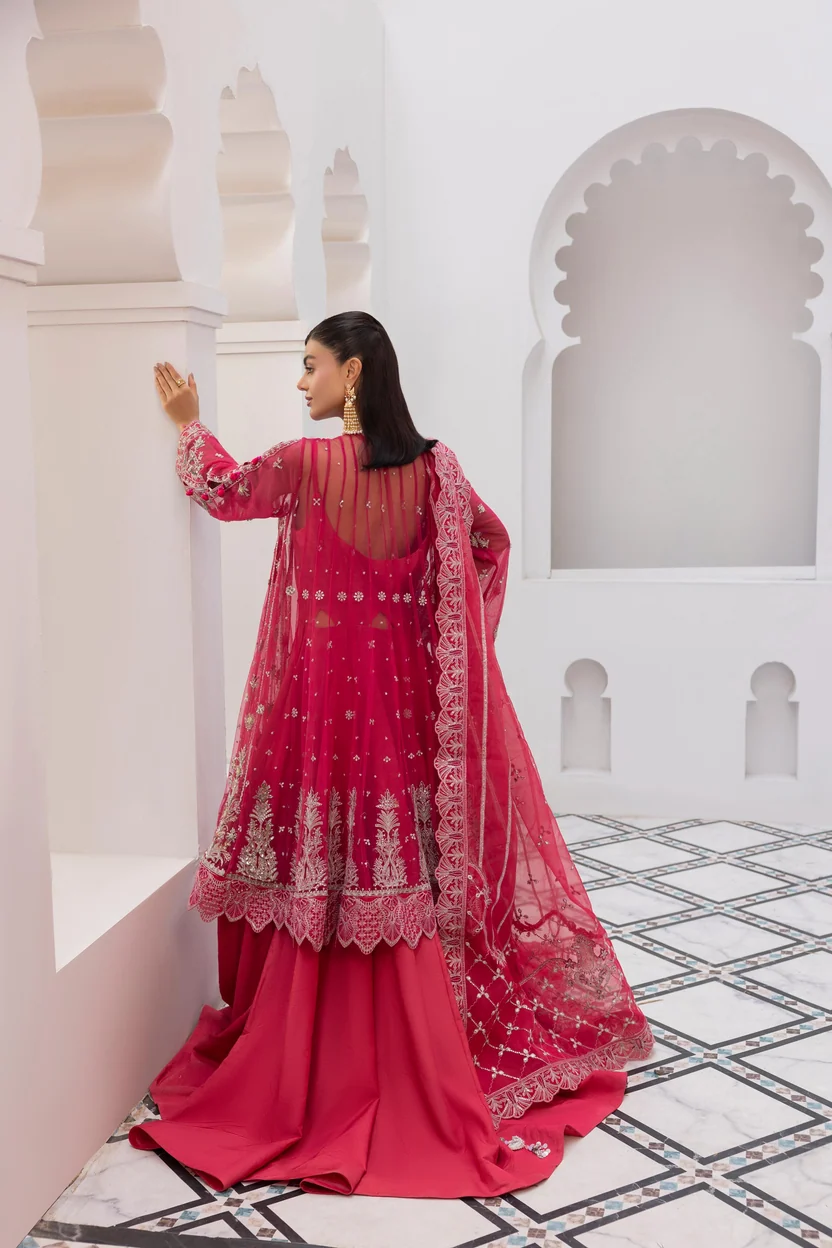 Mirha Imran Mehrisa detailed embroidered sleeves and hem