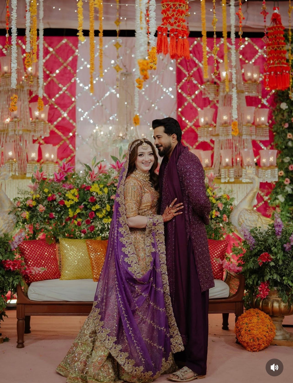 Ahmad Sultan inspired bridal outfit