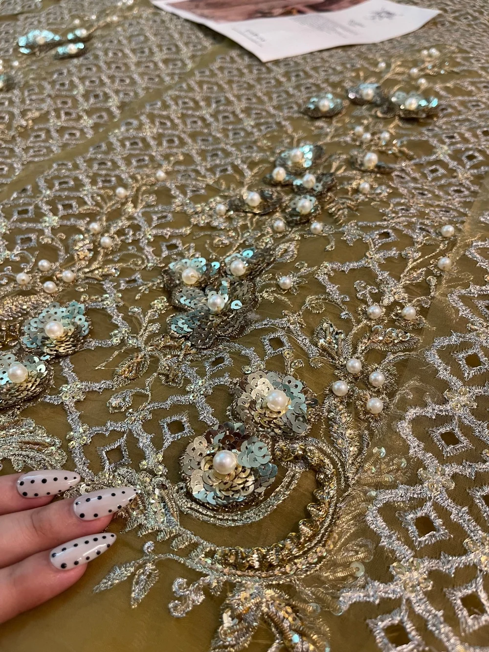 MNR inspired olive gold formal ensemble