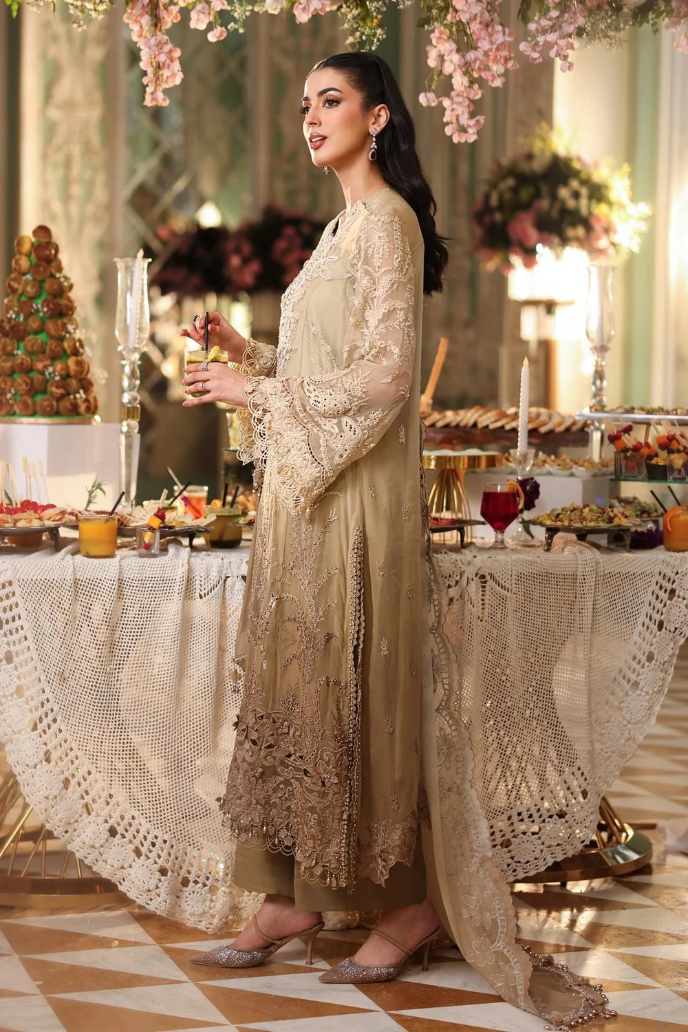Maria.B inspired Pakistani formal outfit