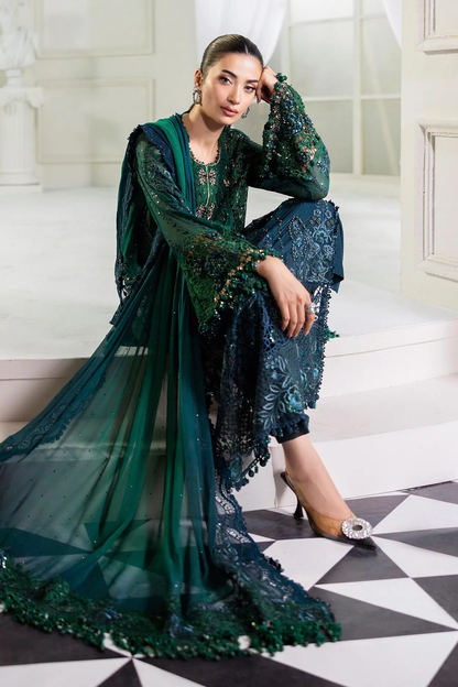 Emerald green designer inspired 3 piece suit
