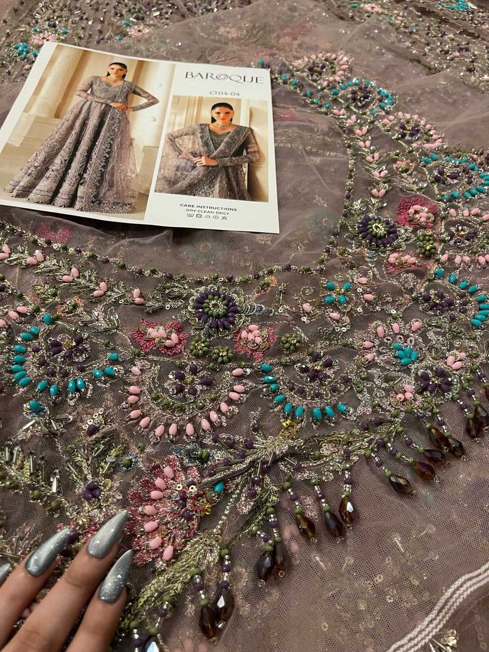 Baroque EMBROIDERED NET CH14-04