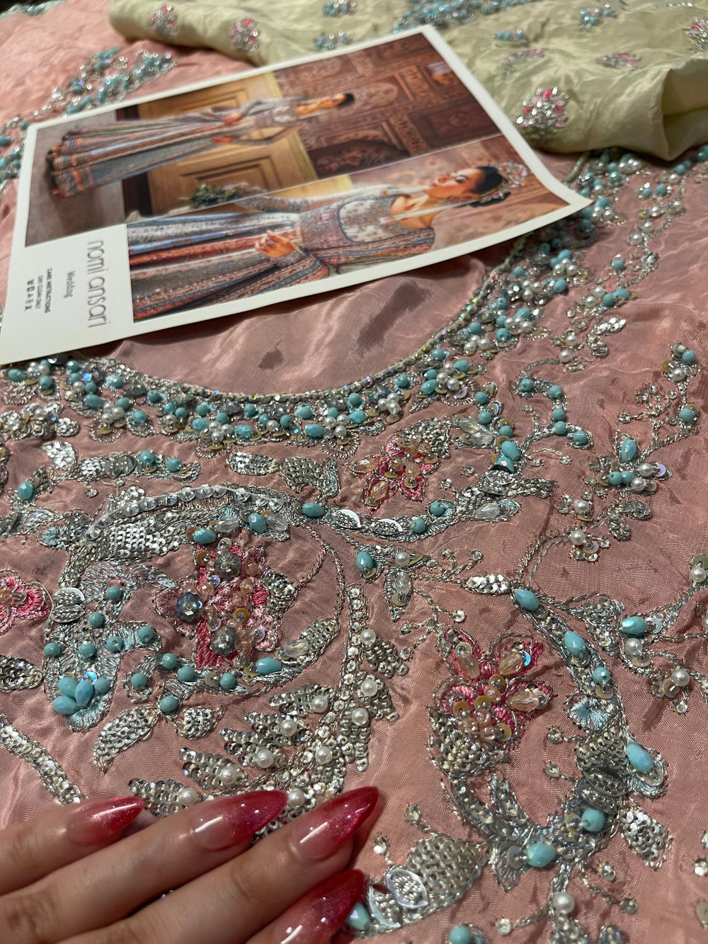 Nomi Ansari - Maryam Nawaz Pastel outfit