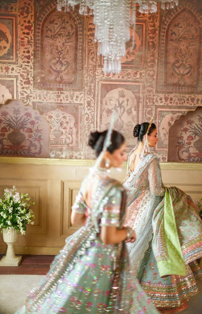 Nomi Ansari - Maryam Nawaz Pastel outfit